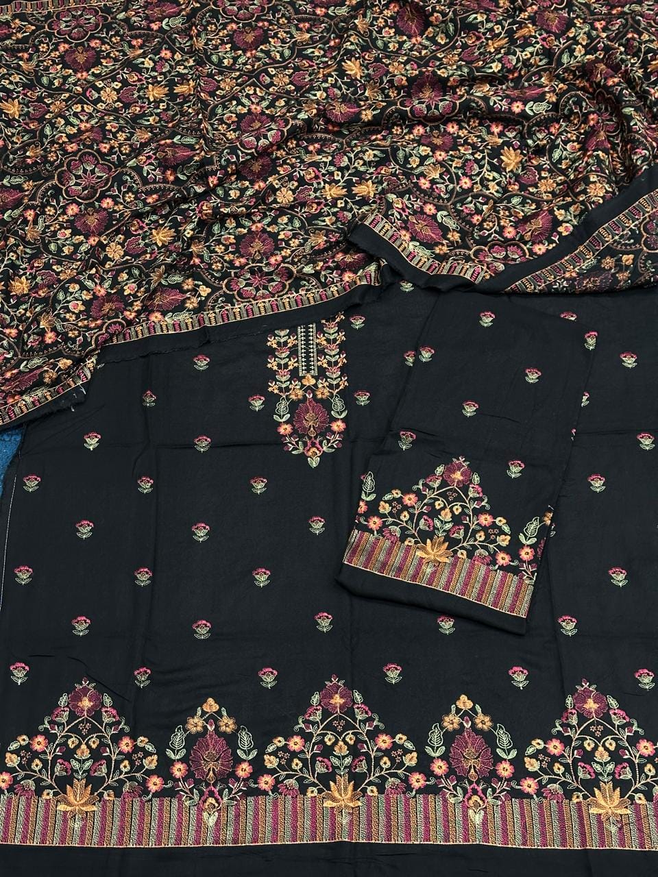 Karandi shawl suits