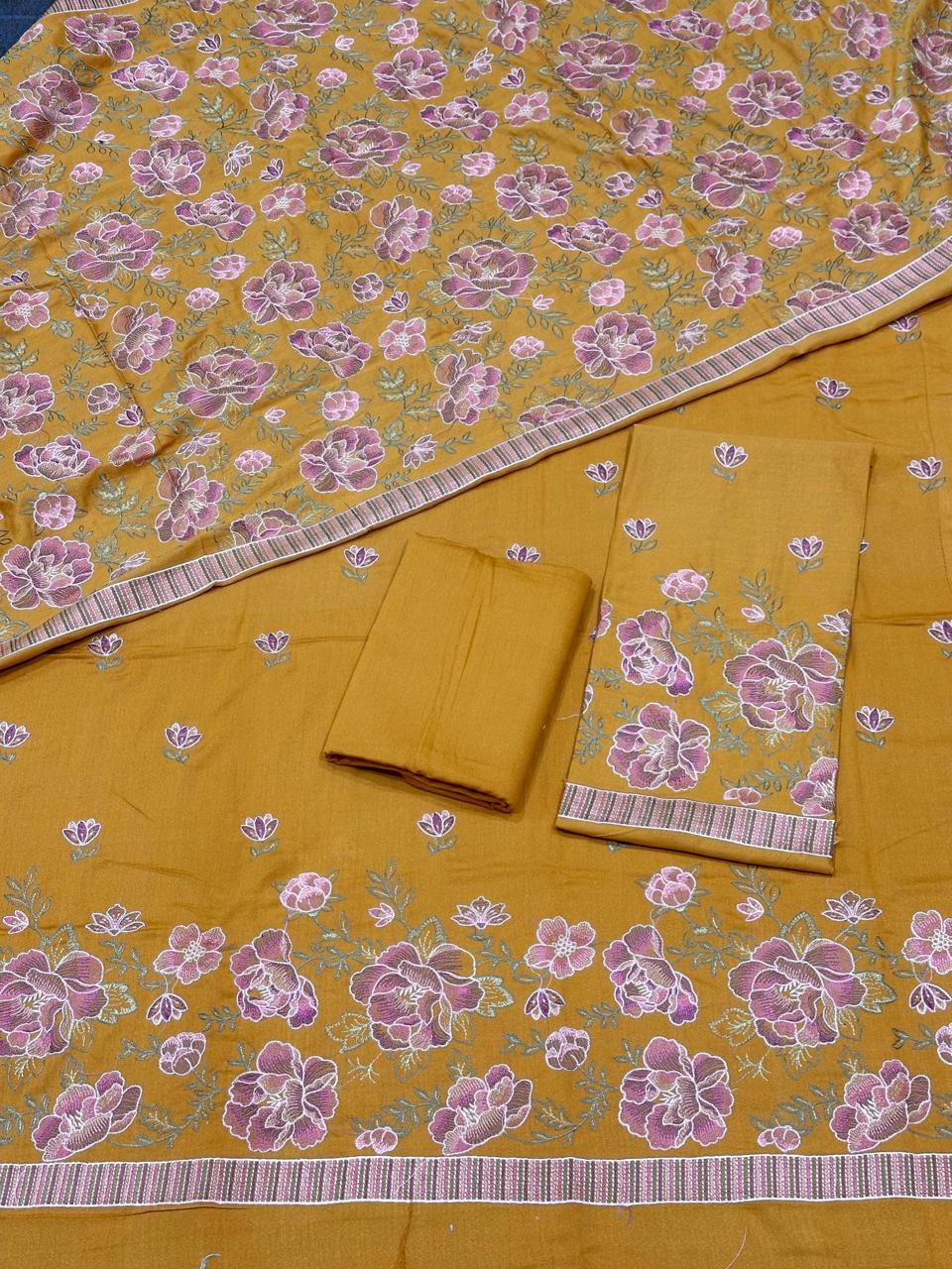 Karandi shawl suits
