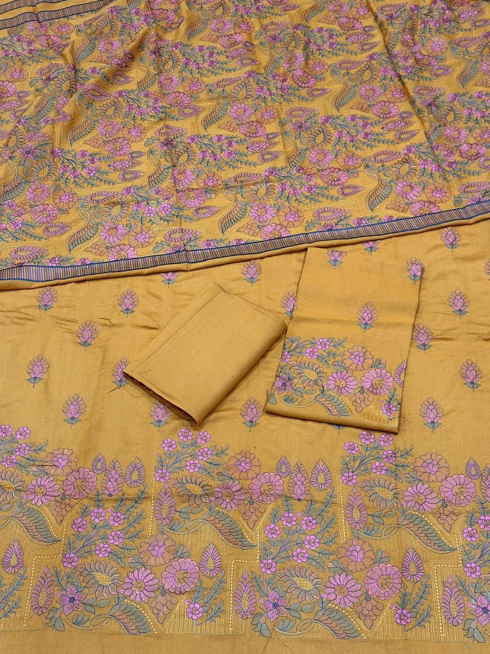 Karandi shawl suits