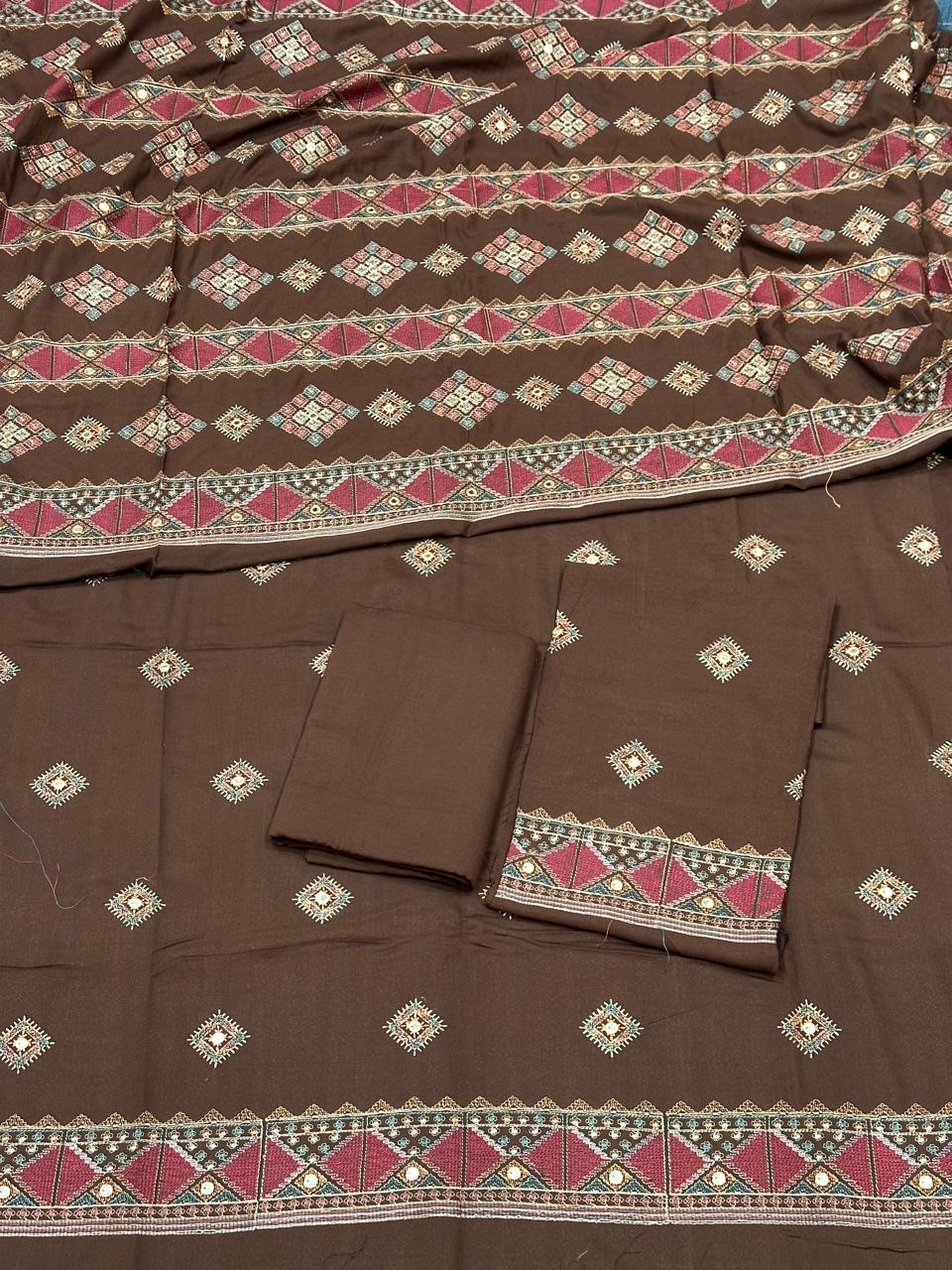 Karandi shawl suits
