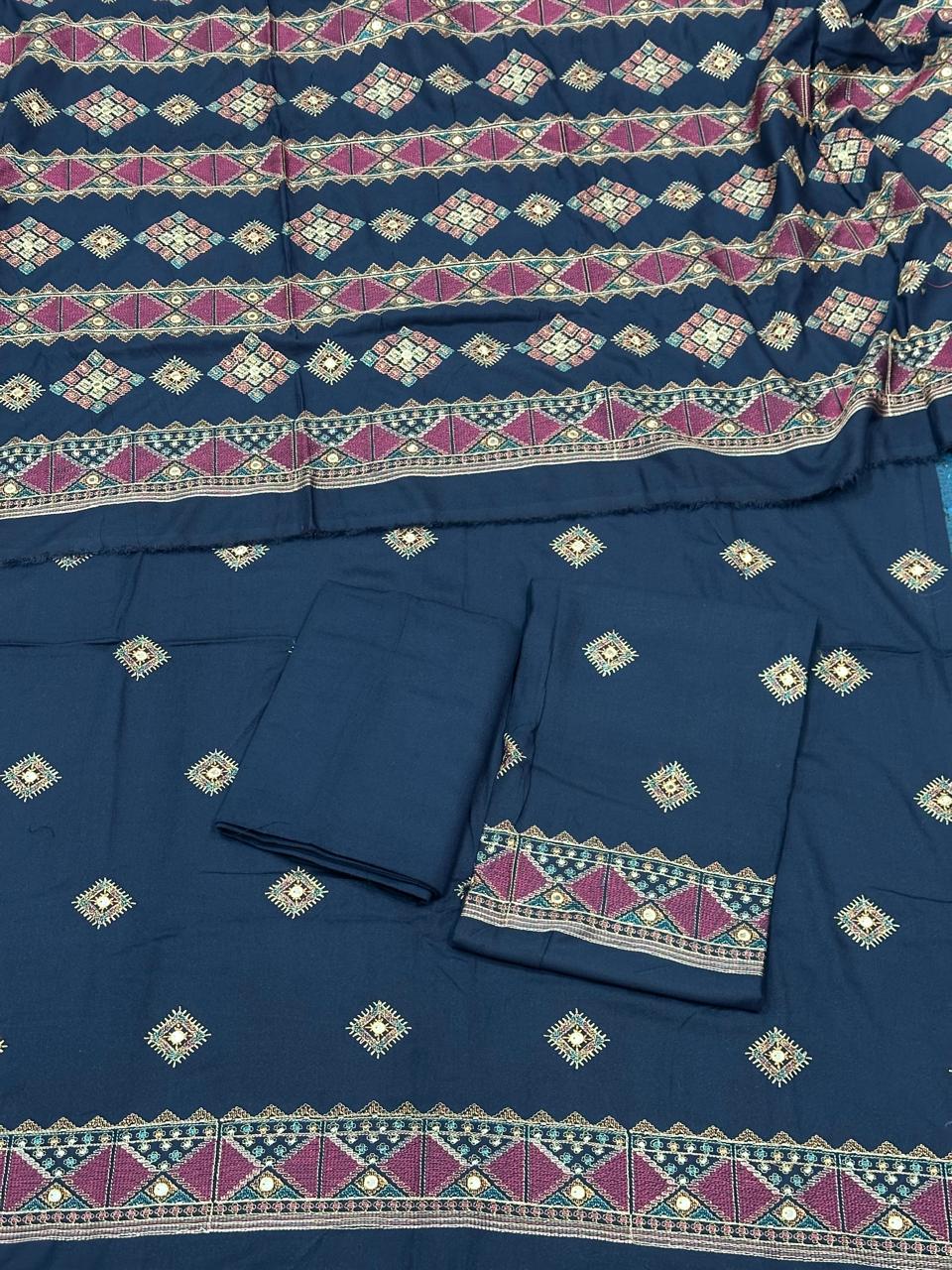 Karandi shawl suits