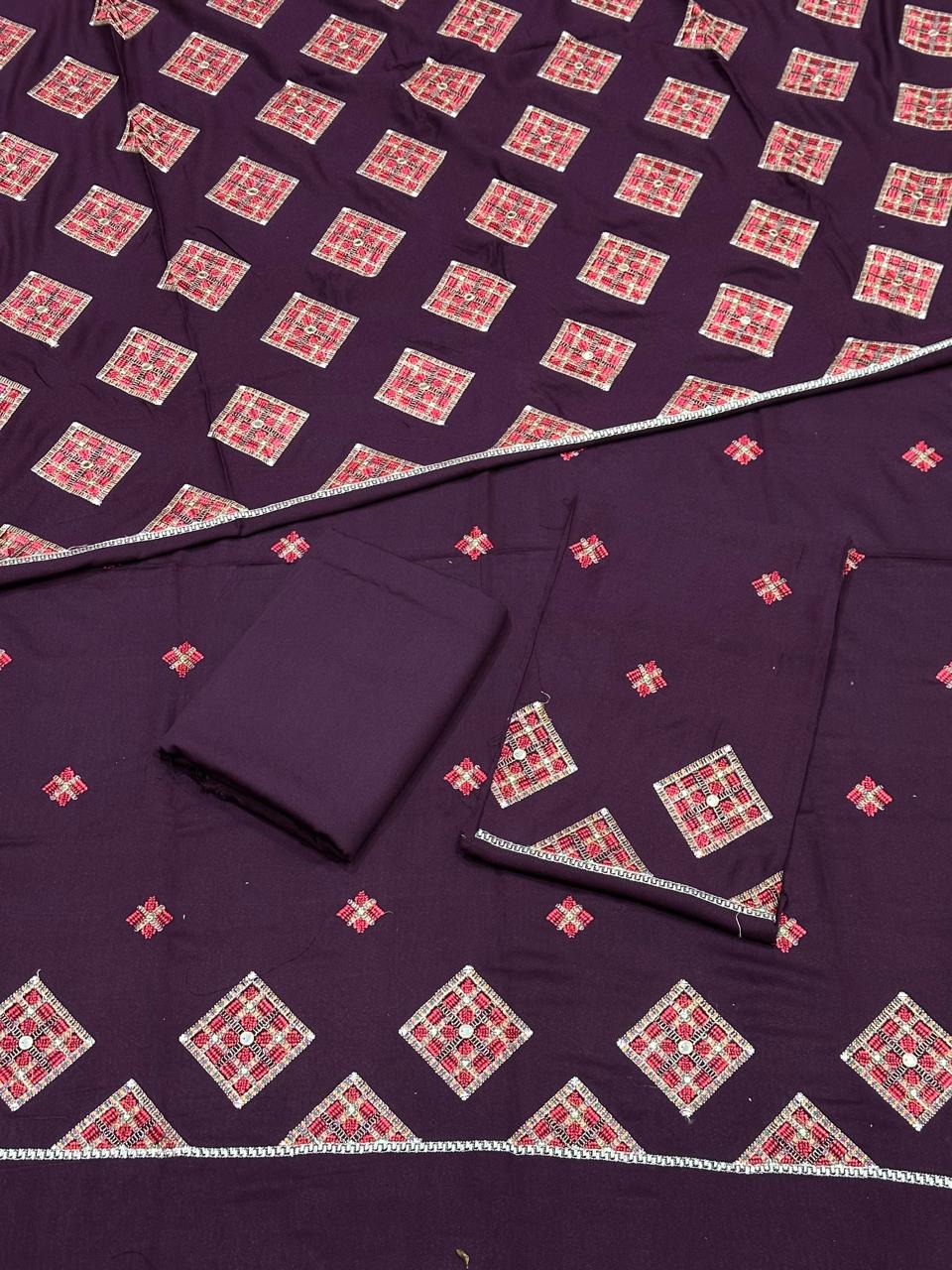 Karandi shawl suits