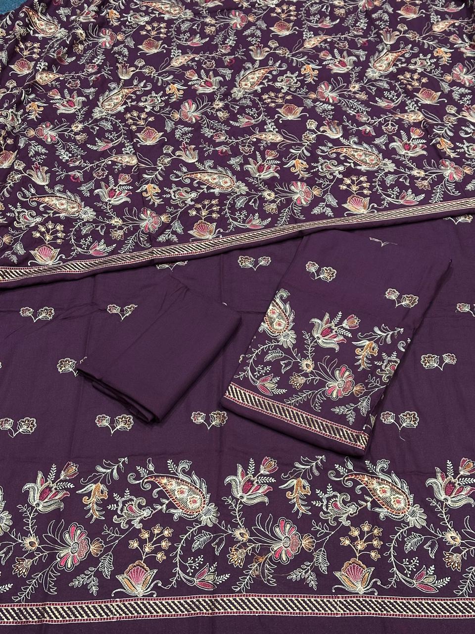 Karandi shawl suits