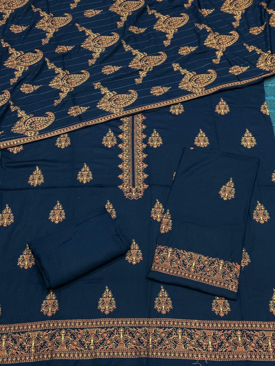 Karandi shawl suits